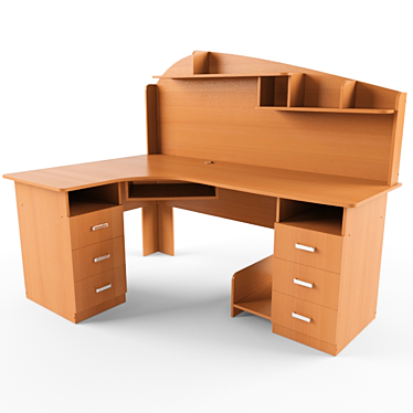 Modern Office Table 3D model image 1 