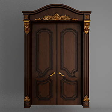 Elegant Entryway Door 3D model image 1 