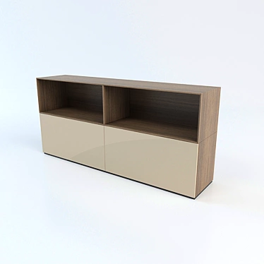 Modern BENE Dresser 3D model image 1 