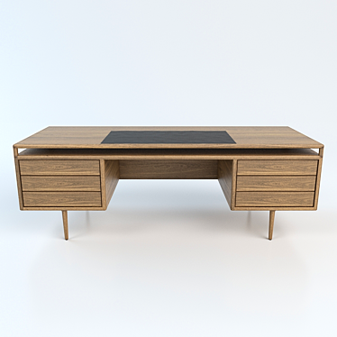 Elegant Rive Droite Writing Table 3D model image 1 