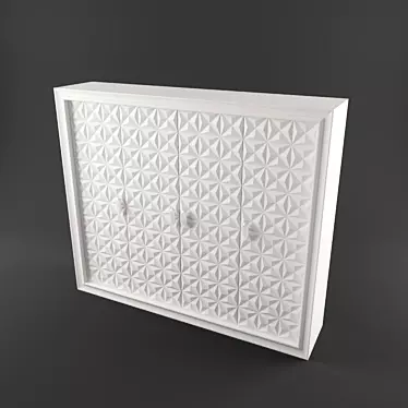 Italian Bizzotto Wardrobe | Elegant Storage Solution 3D model image 1 