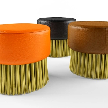 Elegant Brush Furniture Set 3D model image 1 