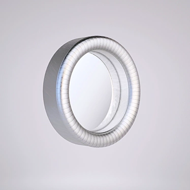 Elegant Reflection: Designer Mirror 3D model image 1 