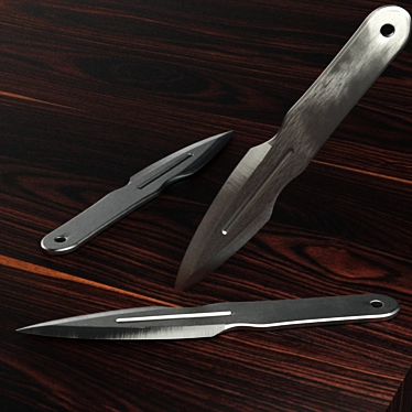 Urban Wild Cat 1104: Exceptional Throwing Knife 3D model image 1 