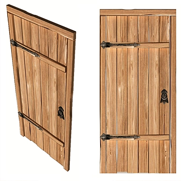 Title: Versatile Door with Dimensional Guide 3D model image 1 