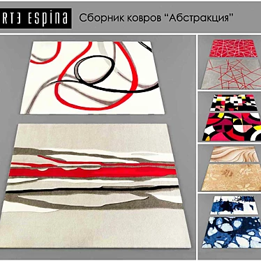 Abstract Collection: 23 Unique Carpet Textures 3D model image 1 