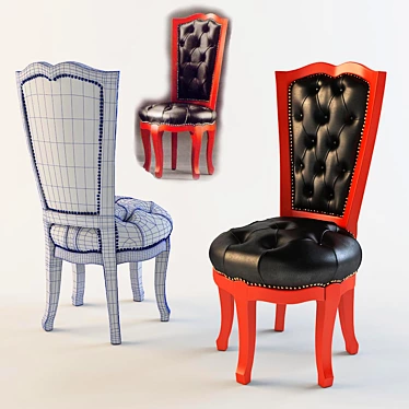 Elevate Your Space with a Sleek Chair 3D model image 1 