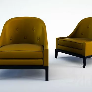 Cozy Comfort Armchair 3D model image 1 