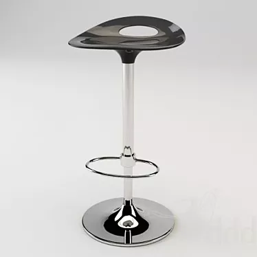 Sleek Samba Barstool: Stylish and Comfortable 3D model image 1 