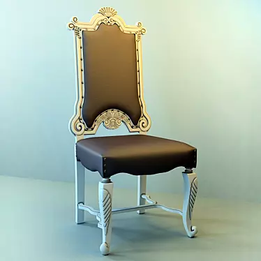 Elegant Classic Chair 3D model image 1 