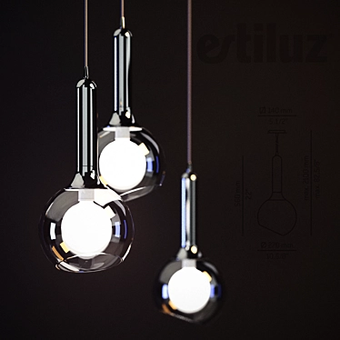 Estiluz LUCK T-2443: Illuminating Elegance at Its Best 3D model image 1 