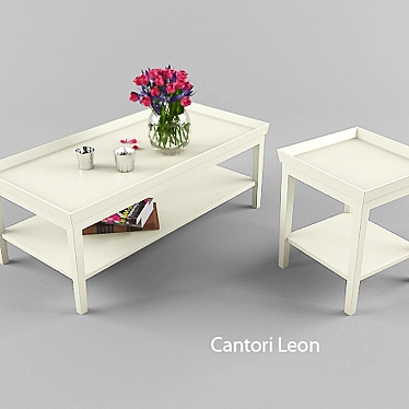 Cantori Leon Decor-Free Coffee Tables 3D model image 1 