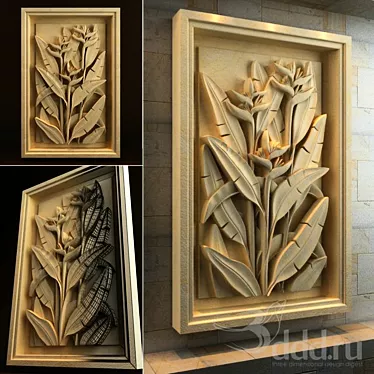 Title: Palimanan Relief Artwork - Decorate Your Space 3D model image 1 