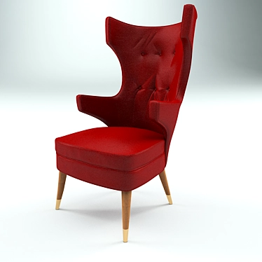 Modern Leather Chair 3D model image 1 