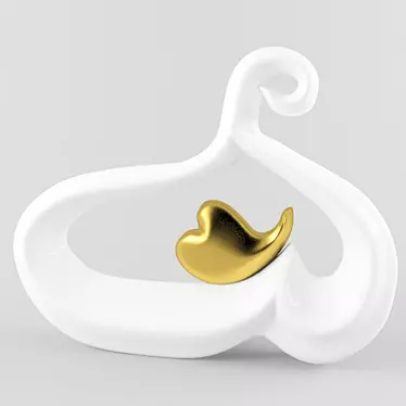 Heart Figurine 3D model image 1 