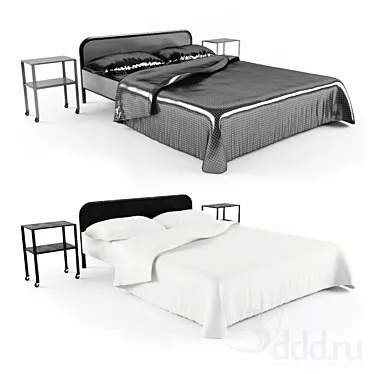 Dreamland Bliss Bed 3D model image 1 