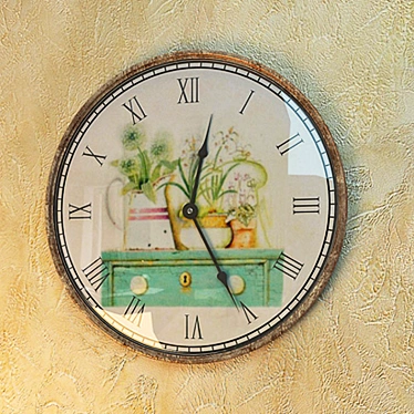 Provencal Charm: Exquisite Timepieces 3D model image 1 