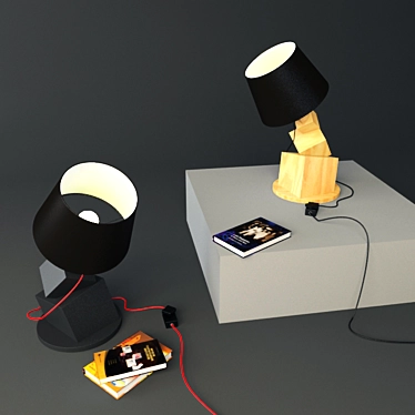 Unique Rubik Table Lighting 3D model image 1 