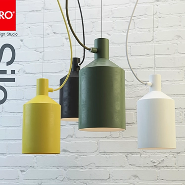 Zero Silo Pendant Light 3D model image 1 