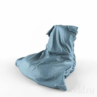 Cozy Comfort Beanbag Chair 3D model image 1 