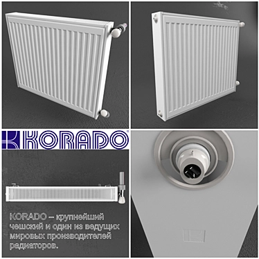 Korado Panel Radiator 700x600 3D model image 1 