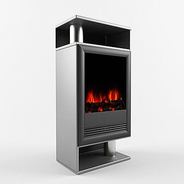 Elegant Dimplex Liszt Fireplace 3D model image 1 