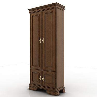 Forte Aramis ARS80 Wardrobe 3D model image 1 