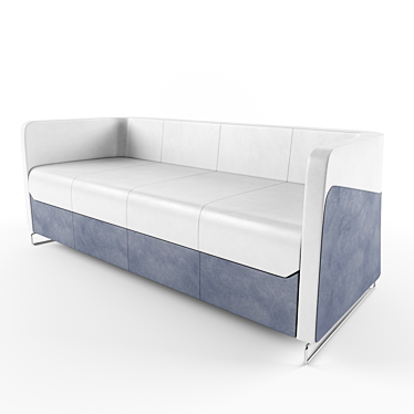 3-Seater Sofa in Granite 3D model image 1 