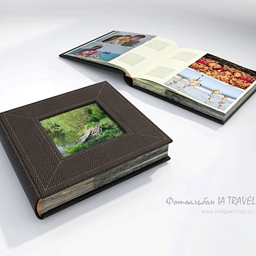 Travel Memories Photo Display 3D model image 1 