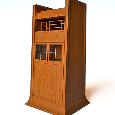 Elegant Liquor Storage for Office 3D model image 1 