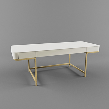 Versatile 1800х700 Office Table 3D model image 1 