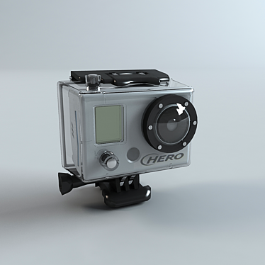 Versatile GoPro Hero Camera 3D model image 1 