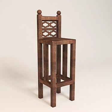 bar stool in the old Russian style