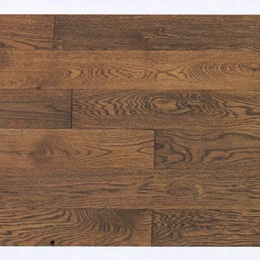 Elegant Oak Parquet Flooring 3D model image 1 