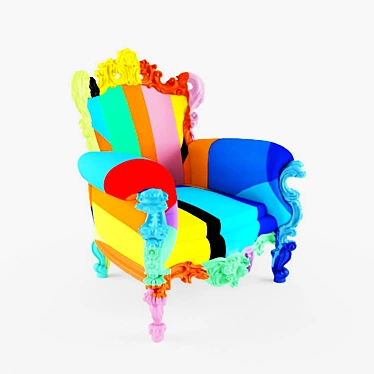 Cappellini Chair: Sleek Design + Modern Maps 3D model image 1 