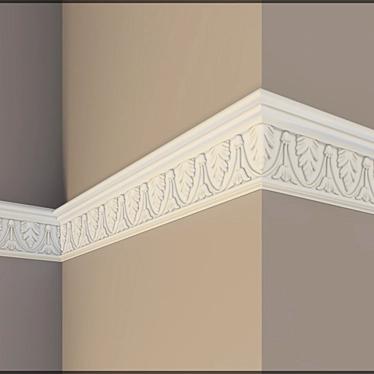 Title: Classic Profile Molding 3D model image 1 