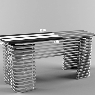 AC Cobra 427 Inspired Designer Table 3D model image 1 