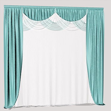 Elegant Window Coverings 3D model image 1 