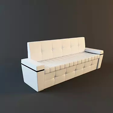 Elegant Cairo Sofa: Luxury and Comfort 3D model image 1 