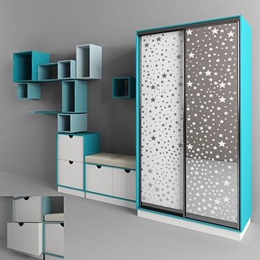 Custom Furniture: Shelves & Cabinets 3D model image 1 
