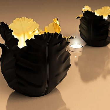 Tulip Blossom Candle Holder 3D model image 1 