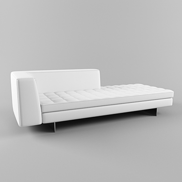 Elegant Alivar Sofa - Luxurious Comfort 3D model image 1 