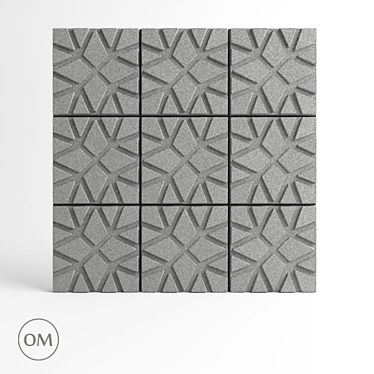 OM Acoustic Panel: Enhancing Soundwaves 3D model image 1 