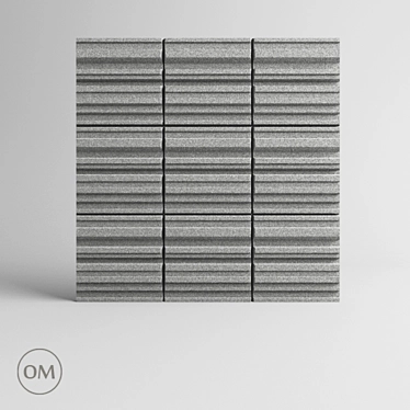 OM Acoustic Panel by OFFECCT - Soundwave Solution 3D model image 1 