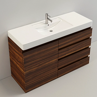 Villeroy & Boch Subway: Sleek and Stylish Basin 3D model image 1 