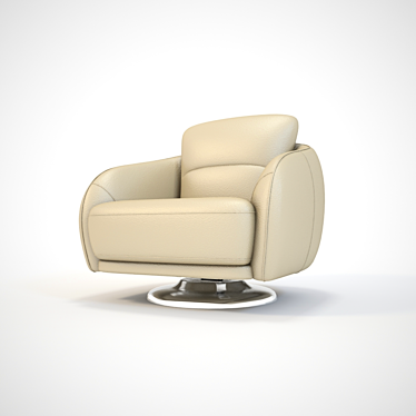 Chinese Double Leaves Chair 3D model image 1 