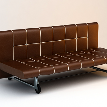 Leather Loft Sofa 3D model image 1 