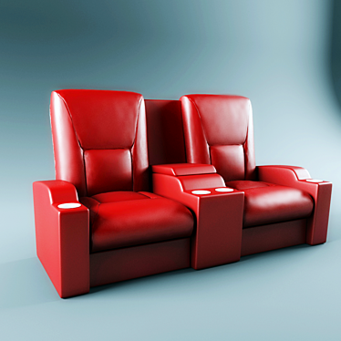 Ultimate Comfort Home Theater Chair 3D model image 1 