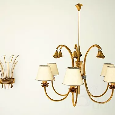 Timeless Elegance: Classic Lamp 3D model image 1 