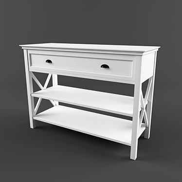 Elegant Newport Side Table 3D model image 1 